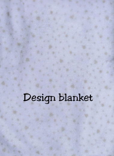 Babydecke inklusive Trösterchen mit Name und Geburtsdatum Bestickt/kuschelig weich / 1A Qualität (Grau Tiger)