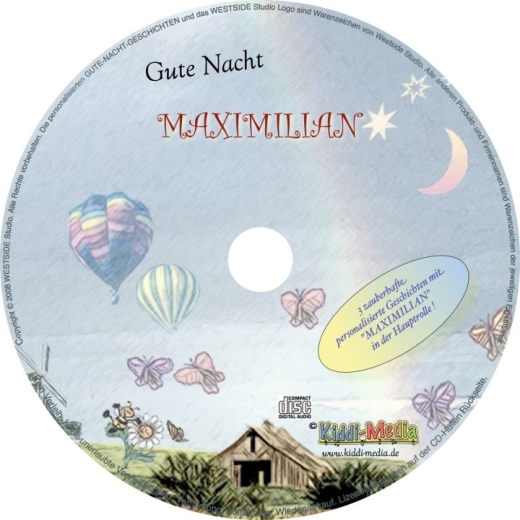 3 personalisierte Gute Nacht Geschichten auf CD