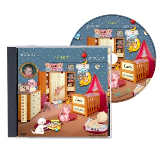 personalisierte Schlaflied + Gutenacht Geschichten CDs