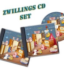 personalisiertes Schlaflied CD-SET für ZWILLINGE