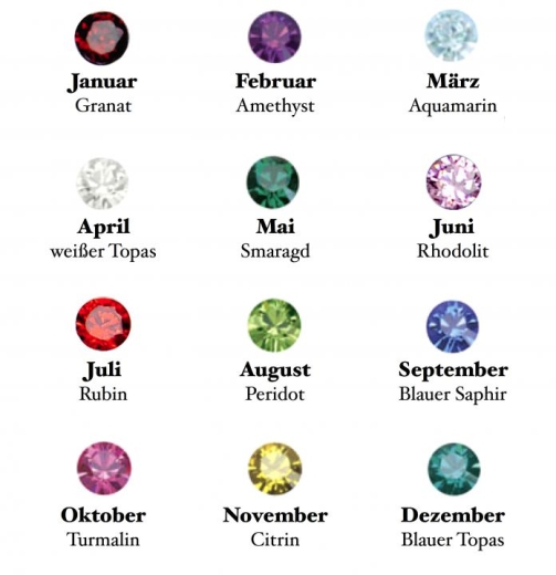 Infinity Halskette mit 2 Namen und Geburtsmonat-Kristalle